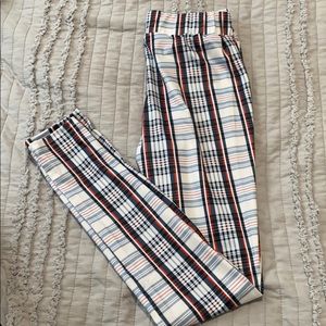 Checkered leggings